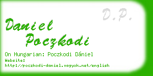 daniel poczkodi business card